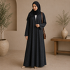 Elegant Stone Work abaya