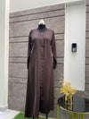 Classic Brown Turkish Coat - Elegant Mid-Length Tailoring