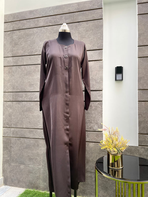 Luxurious Burgundy Turkish Coat - Sophisticated Mid-Length Fit