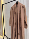 Beige Nida Abaya – Minimal Full-Length Modest Dress for Women (54 Inches)