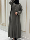 Thyme Green Turkish Coat - Sleek Mid-Length Tailored Elegance