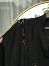 Classic Black Nida Abaya – Everyday Elegance