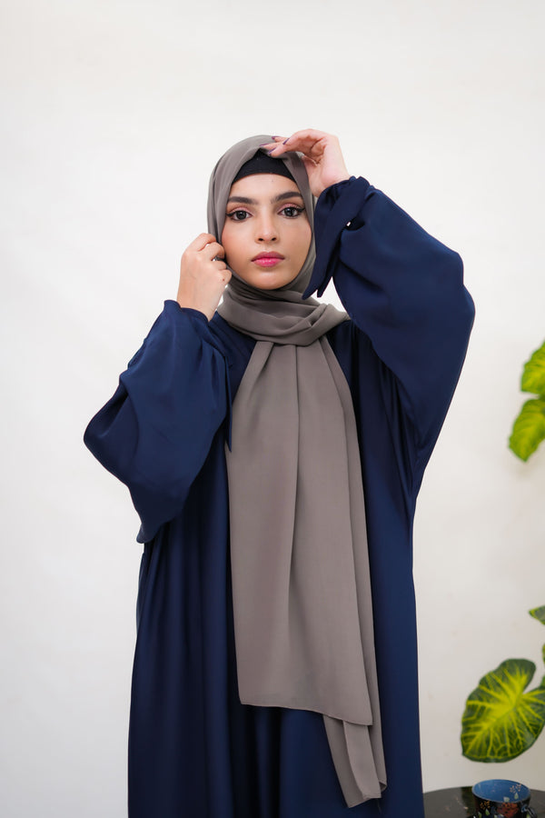 Deep Navy Abaya