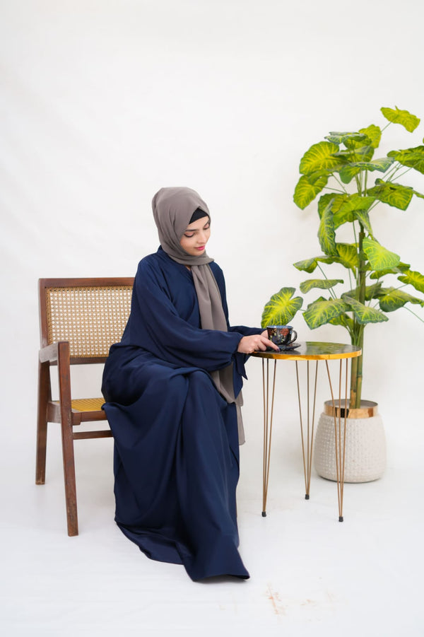 Deep Navy Abaya