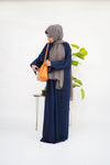 Deep Navy Abaya