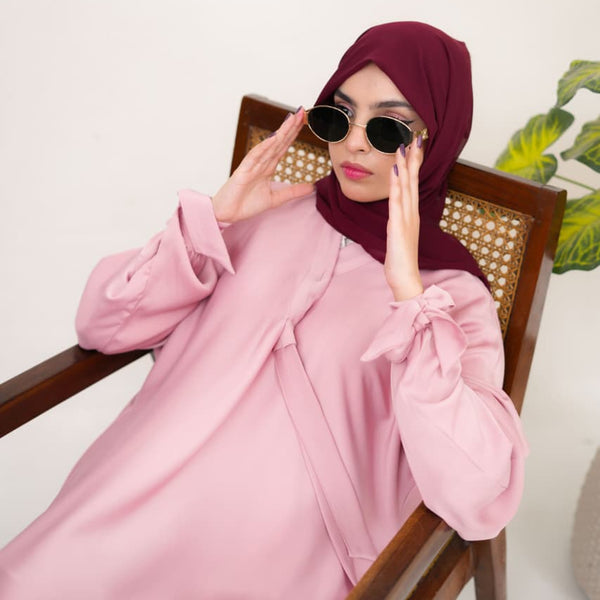 Dusty Rose Abaya