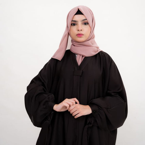 Midnight Black Abaya