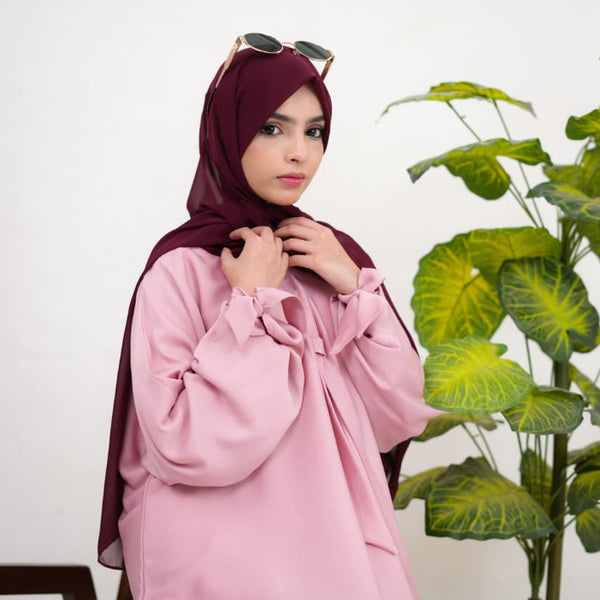 Dusty Rose Abaya