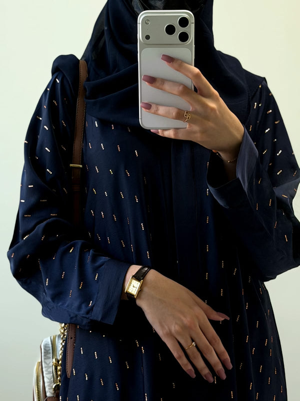 Elegant Stone Work abaya