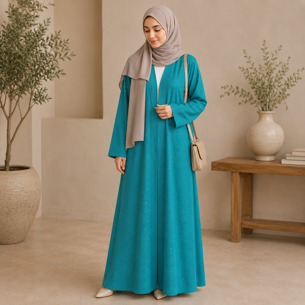 Elegant Stone Work abaya