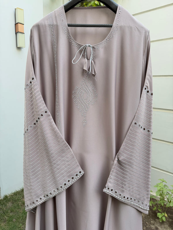 Dusty Rose Abaya | Agaaz By Kat