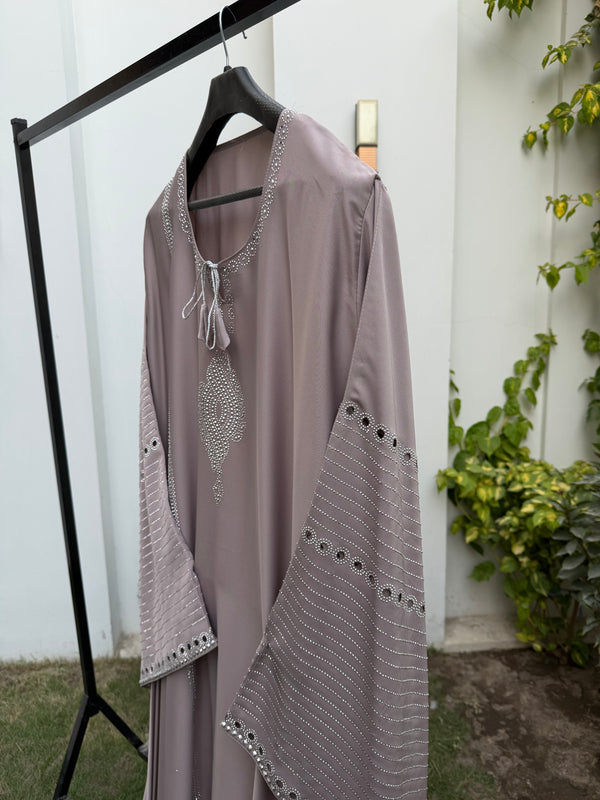 Dusty Rose Abaya | Agaaz By Kat