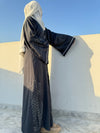 Grey Nida Abaya – Classic Modest Full-Length Dress for Women (54 Inches)