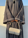Grey Nida Abaya – Classic Modest Full-Length Dress for Women (54 Inches)