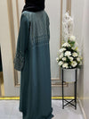 Abaya Collection in Black, Turquoise, and Brown - Premium Nida Fabric - 56' (Pack of Two)