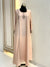 Classic Beige Nida Abaya - 54" Inch