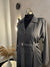 Steel Grey Coat Abaya - Length: 52''