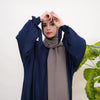 Deep Navy Abaya
