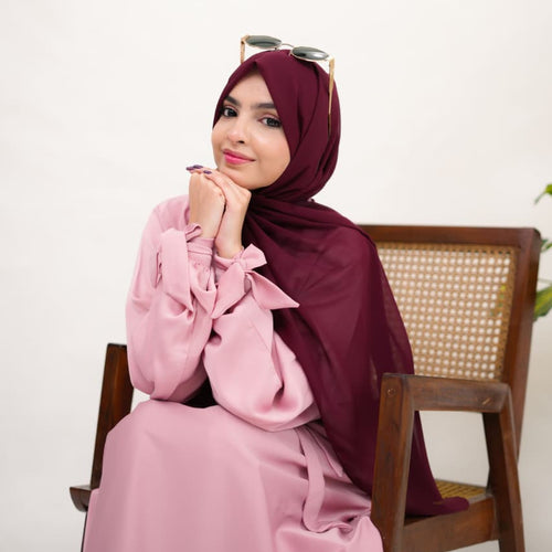 Dusty Rose Abaya