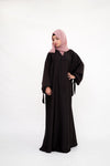 Midnight Black Abaya