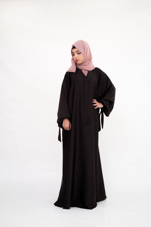 Midnight Black Abaya
