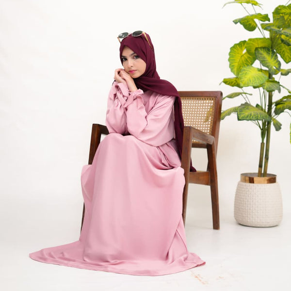 Dusty Rose Abaya