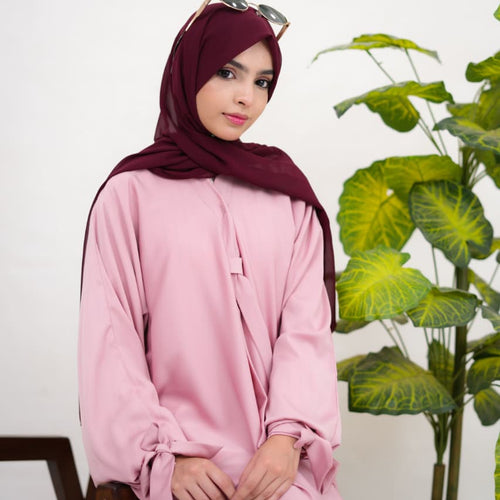 Dusty Rose Abaya