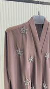 Brown Nida Abaya – Timeless Full-Length Modest Dress for Women (54 Inches)
