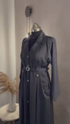 Walnut Brown Coat Abaya - Length: 52''