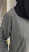 Thyme Green Turkish Coat - Sleek Mid-Length Tailored Elegance